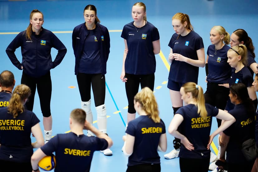 Damlandslaget tränar inför EM