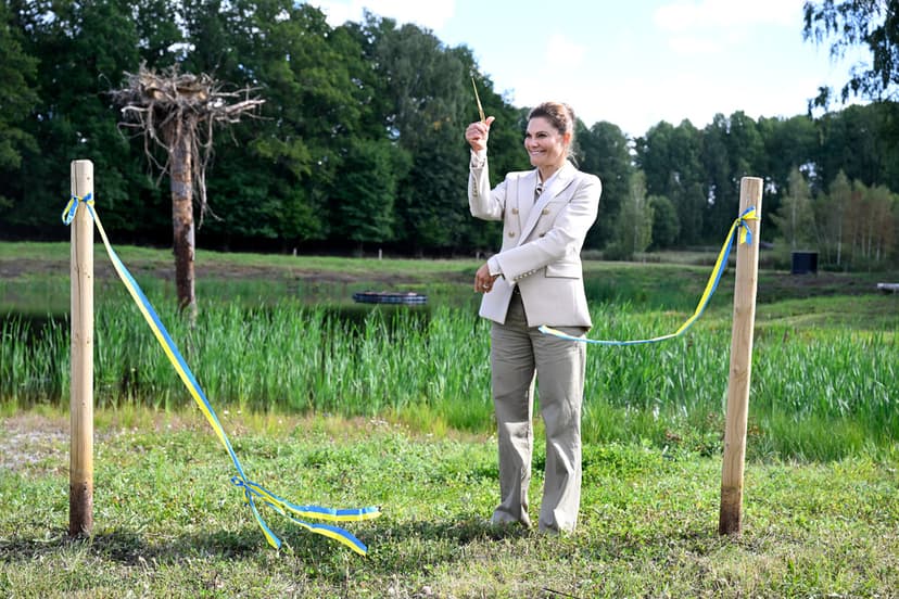 Crown Princess Victoria inaugurates wetland