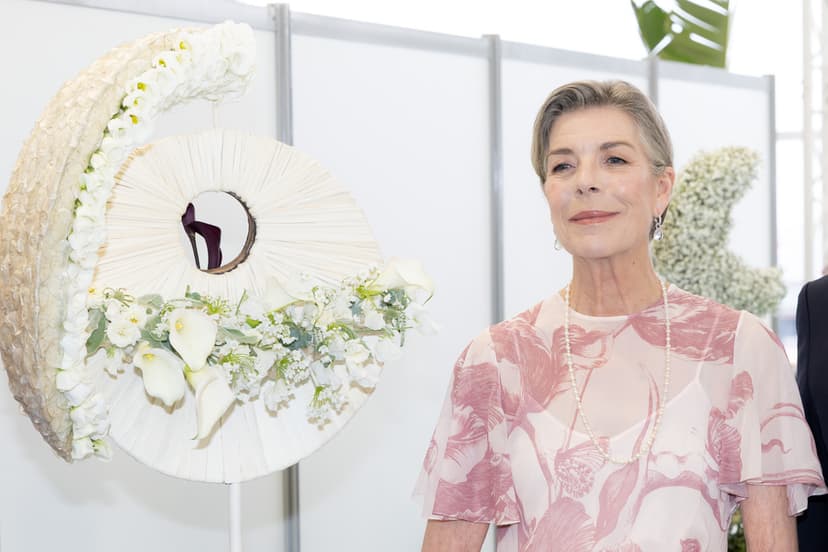 Prinsessan Caroline på bukettävling