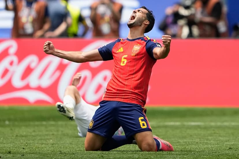 Kvartsfinal Spanien-Belgien 2-1