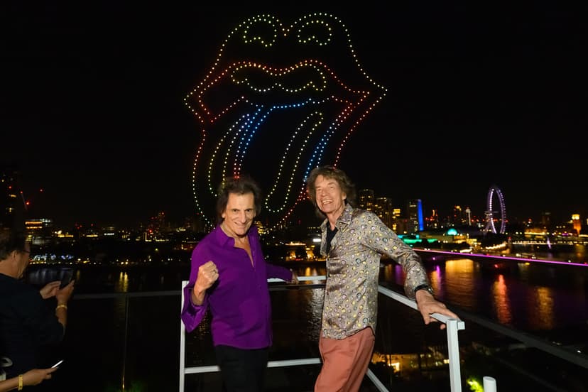 Lanseringsfest för Rolling Stones nya skiva