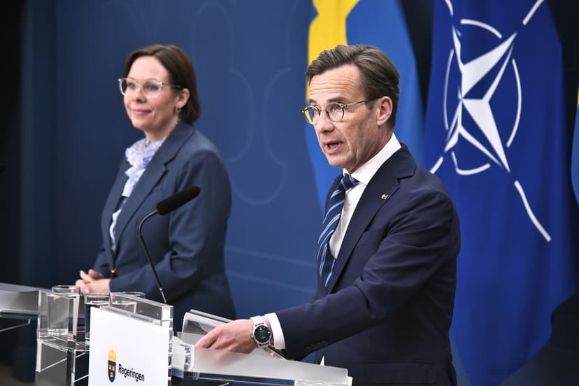 Pressträff inför Natos utrikesministermöte i Helsingborg