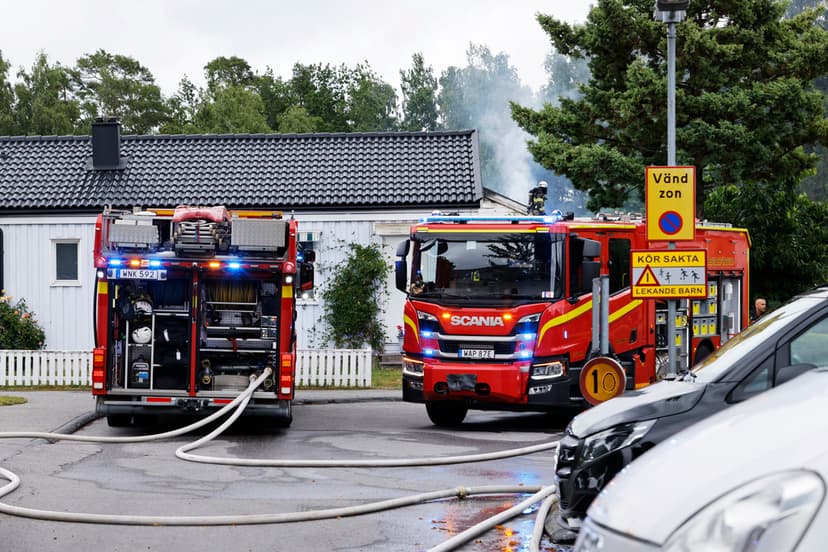 Radhusbrand i Botkyrka – misstänks vara anlagd