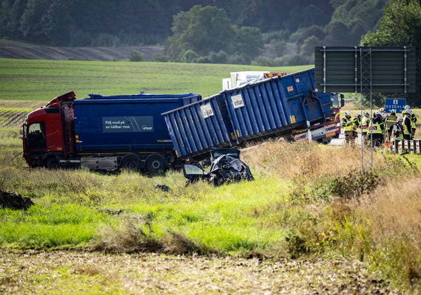 Trafikloycka utanför Staffanstorp
