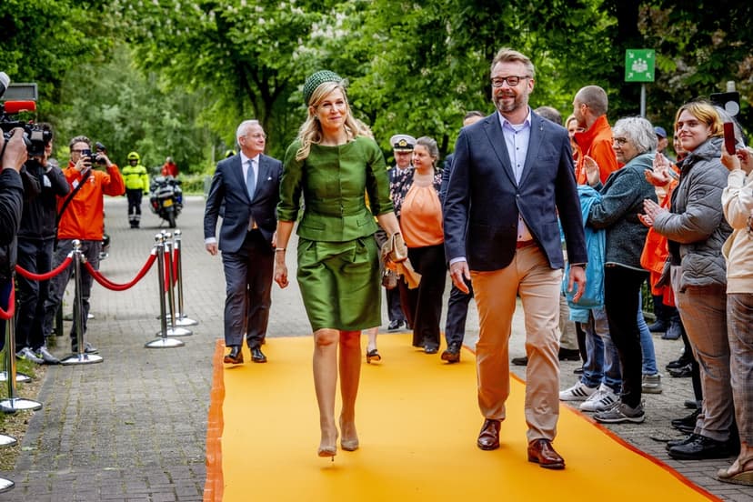 Drottning Maxima på invigning