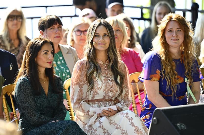 Princess Sofia attending an anniversary party at Junibacken