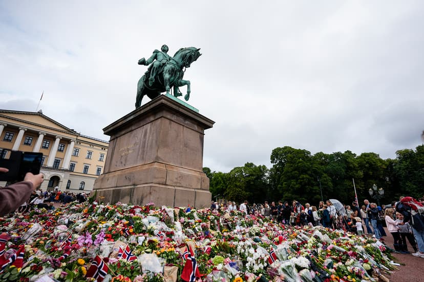 Dagen efter norske kung Haralds död