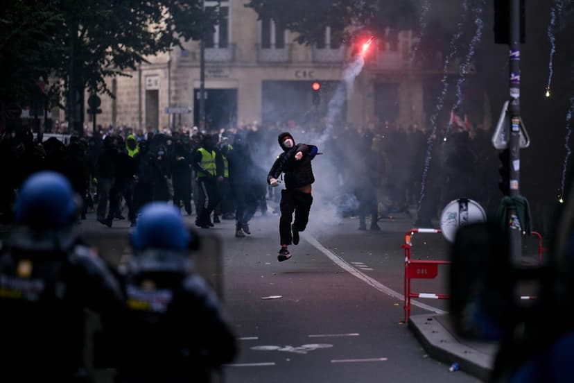 Fortsatta protester i Frankrike
