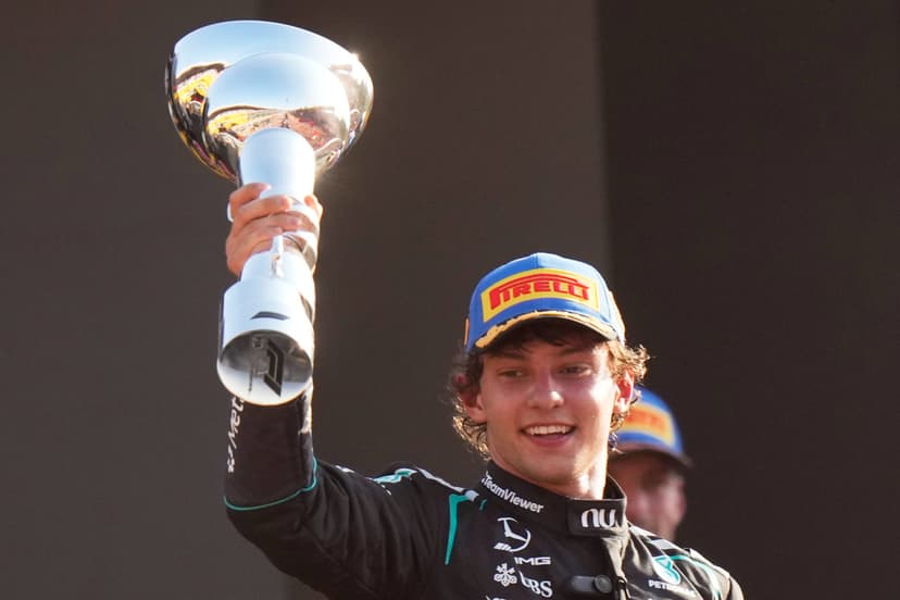 Italienaren Kimi Antonelli vinner Grand Prix på Monza