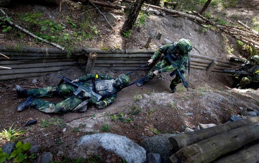 Försvarsmaktens stridslaboratorium testar prototyper på Kungsängens skjutfält