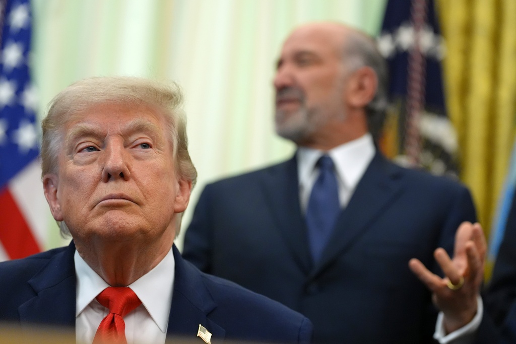 Donald Trump i Vita huset i torsdags.